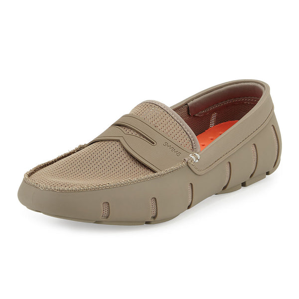 Water- Resistant Penny Loafer in Khaki by SWIMS  - 1