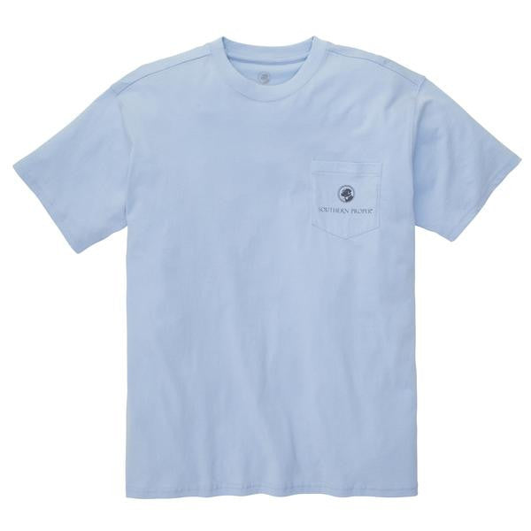 Original Lab Tee Shirt in Hydrangea Blue by Southern Proper
