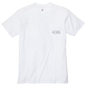 Original Lab Tee Shirt in White by Southern Proper