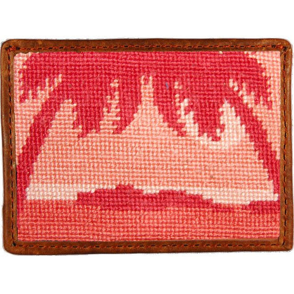 Palm Tree Sunset Needlepoint Credit Card Wallet by Parlour 