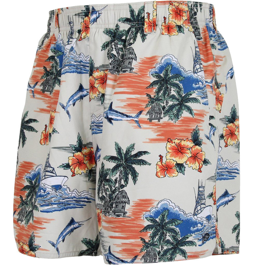 Palmera Swim Trunks in Khaki by AFTCO