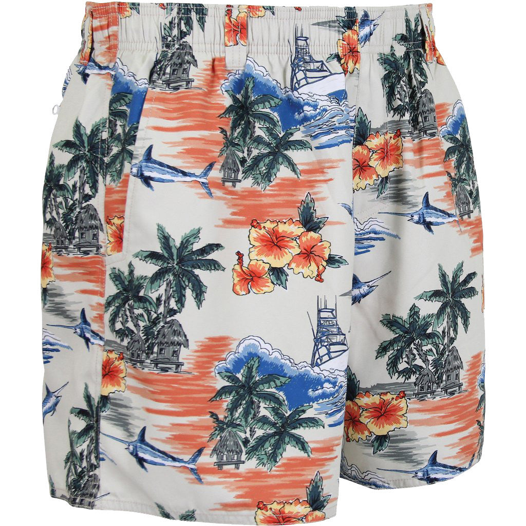 Palmera Swim Trunks in Khaki by AFTCO