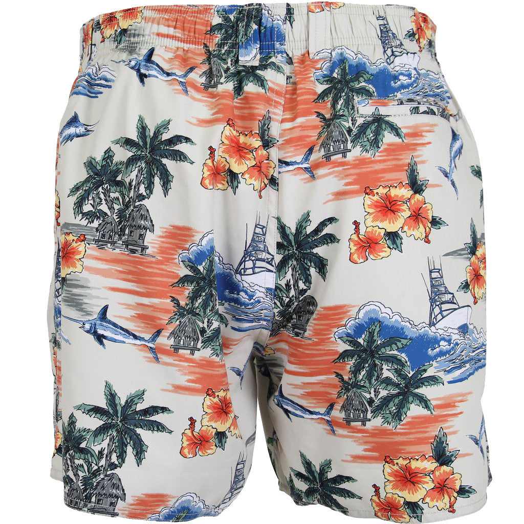 Palmera Swim Trunks in Khaki by AFTCO