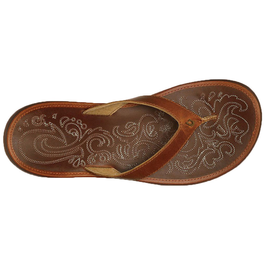 Women's Paniolo Sandal in Natural Brown   - 1