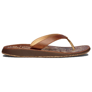 Women's Paniolo Sandal in Natural Brown   - 1