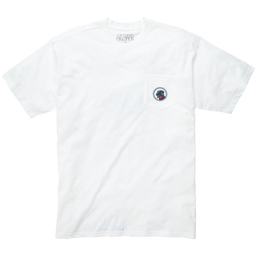 Party Animal Tee Shirt in White by Southern Proper