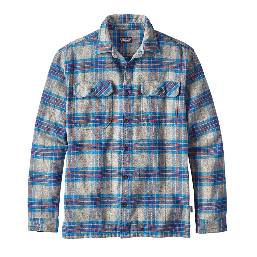 Patagonia Men's Long-Sleeved Fjord Flannel Shirt roots red