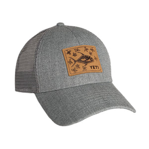 Permit In Mangroves Patch Trucker Hat in Grey   - 1