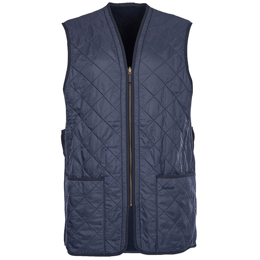 Polarquilt Waistcoat Zip-in Liner in Navy by Barbour  - 1