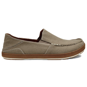 Men's Puhalu Canvas Loafer in Clay & Toffee Brown   - 1