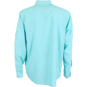 Rangle Long Sleeve Technical Shirt in Mint by AFTCO