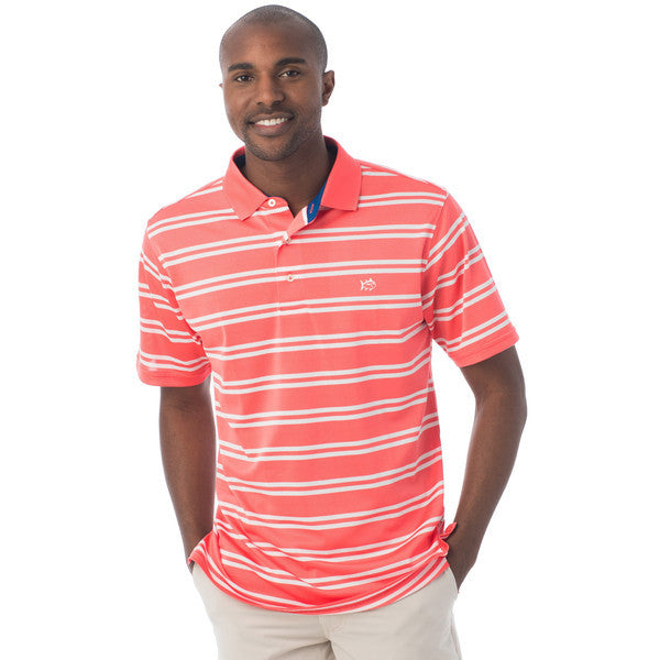 Roster Performance Stripe Polo