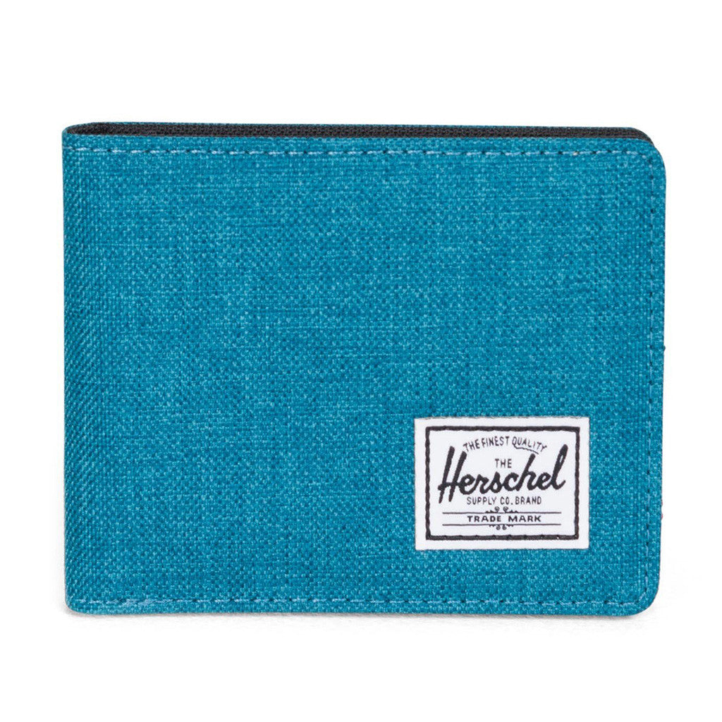 Roy Wallet in Petrol Crosshatch by Herschel Supply Co.  - 3
