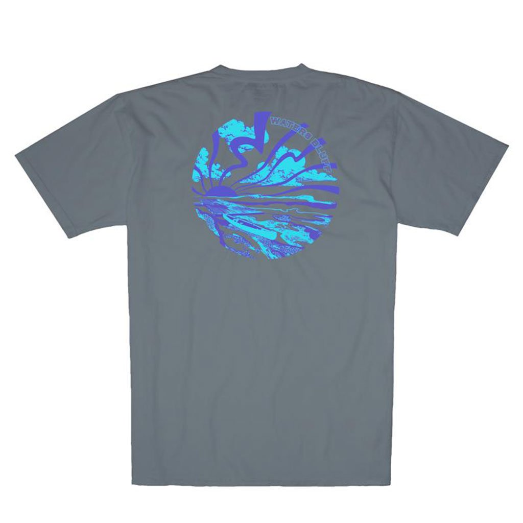 Rayz'd and Confused Simple Pocket Tee in Grey by Waters Bluff