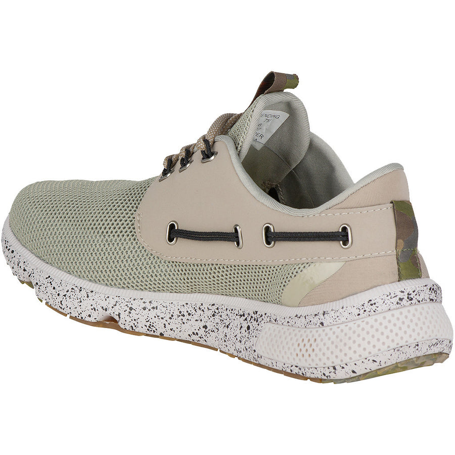 Men's 7 Seas Camo Boat Shoe in White by Sperry