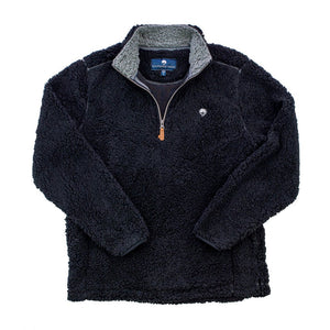 Sherpa Pullover with Pockets in Black by The Southern Shirt Co.