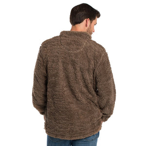 Sherpa Pullover with Pockets in Caribou by The Southern Shirt Co.