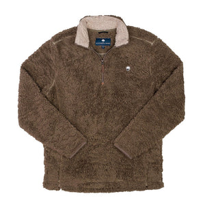 Sherpa Pullover with Pockets in Caribou by The Southern Shirt Co.