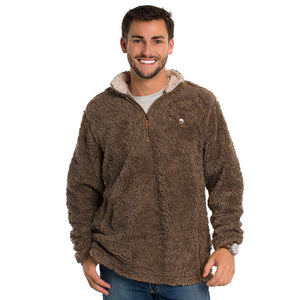 Sherpa Pullover with Pockets in Caribou by The Southern Shirt Co.