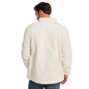 Sherpa Pullover with Pockets in Marshmallow by The Southern Shirt Co.