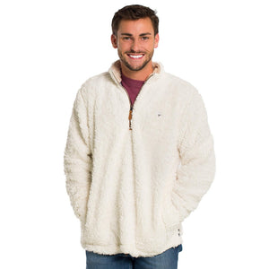 Sherpa Pullover with Pockets in Marshmallow by The Southern Shirt Co.