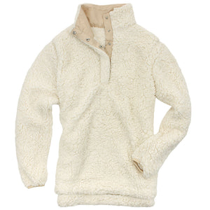 Sherpa Snap Pullover in Ivory by Everest Clothing  - 2