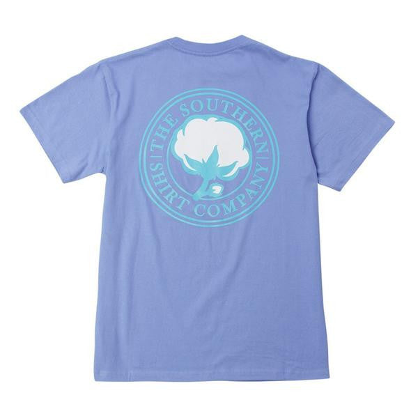 Signature Logo Tee Shirt in Cornflower Blue