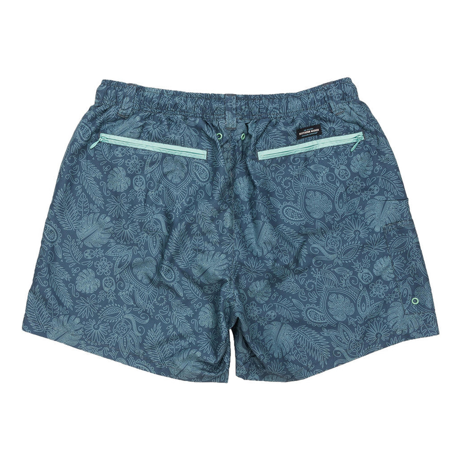 Southern Marsh Bali Dockside Swim Trunk in Bluestone