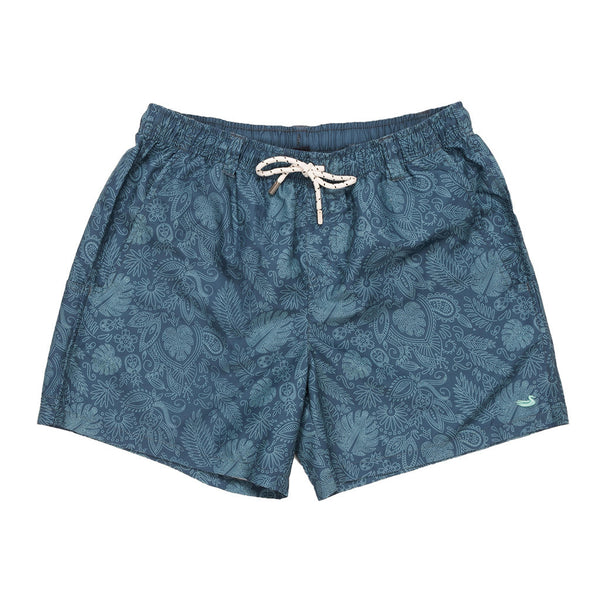 Southern Marsh Bali Dockside Swim Trunk in Bluestone