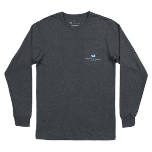 Southern Marsh Long Sleeve Ski Trip Tee in Midnight Gray