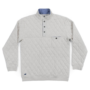 Southern Marsh Ryan Quilted Pullover in Oatmeal