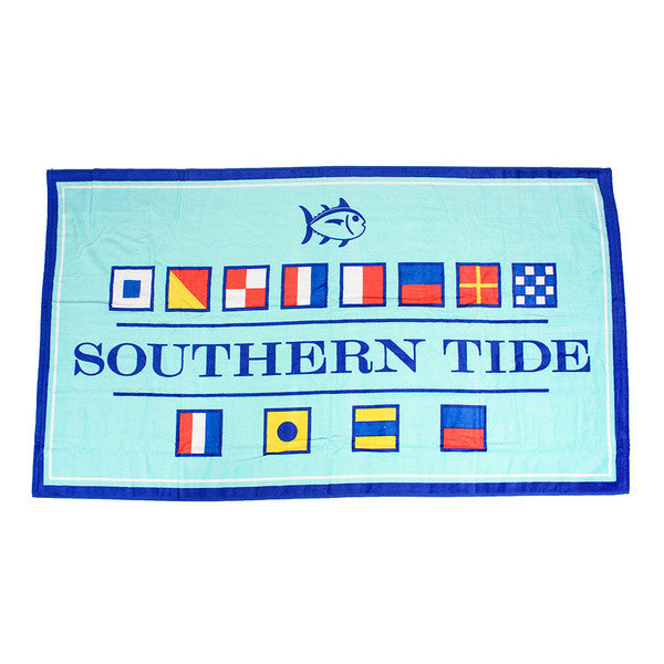 Nautical Flag Beach Towel