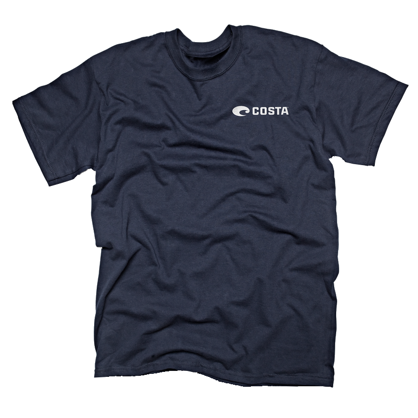 Sportfisher Tee in Navy by Costa Del Mar