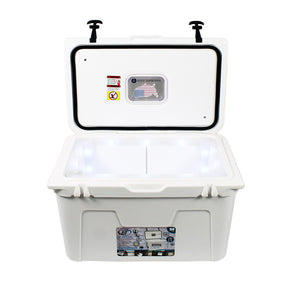 State Traditions America Cooler 52qt in White by Lit Coolers  - 2