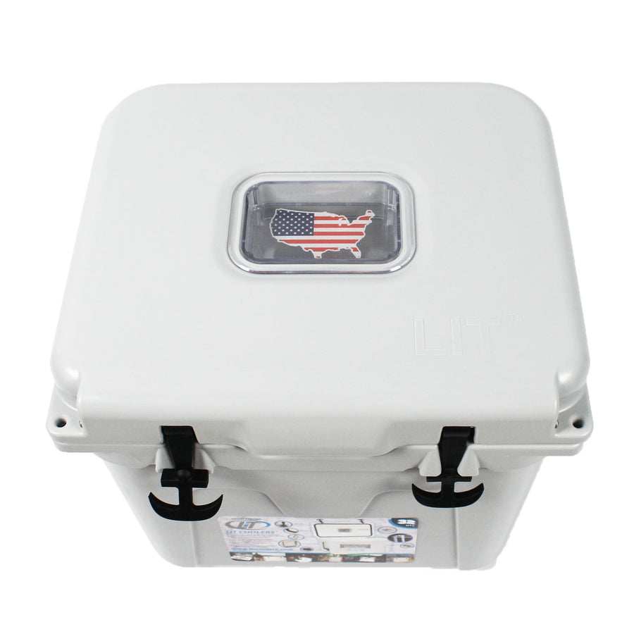 State Traditions America Cooler 30qt in Grey by Lit Coolers  - 1