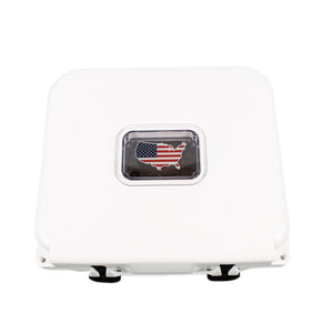 State Traditions America Cooler 32qt in White by Lit Coolers  - 4
