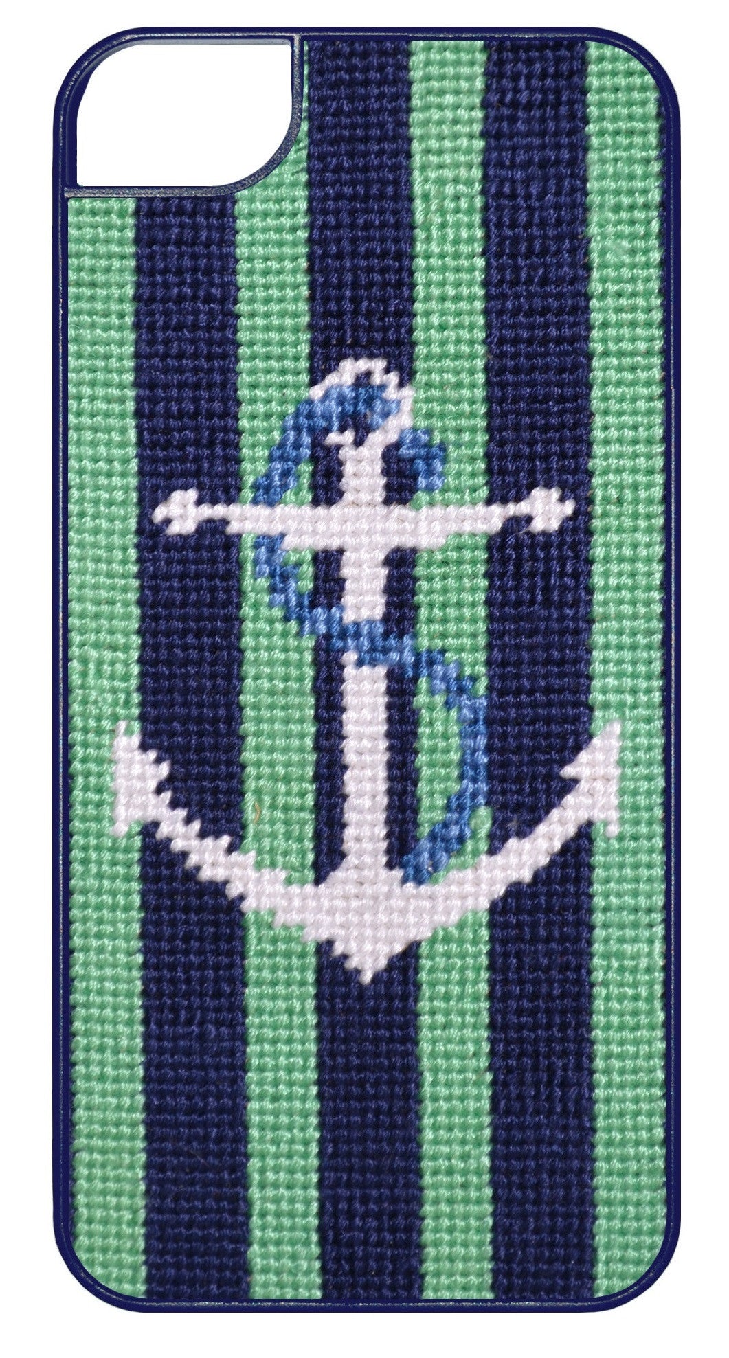 Striped Anchor Needlepoint iPhone 6 Case  