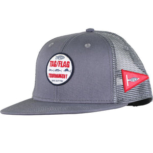 Tag Trucker Hat in Charcoal by AFTCO