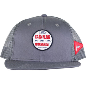 Tag Trucker Hat in Charcoal by AFTCO