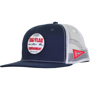 Tag Trucker Hat in Navy 