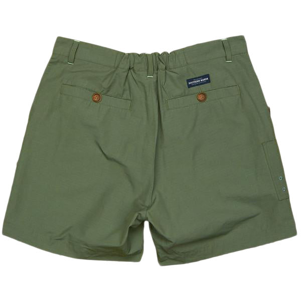 The Tarpon Flats Fishing Short in Dark Green by Southern Mars