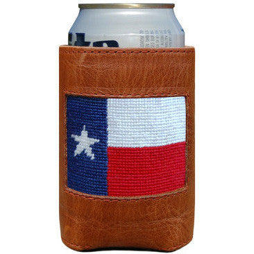 Texas Flag Needlepoint Can Holder  