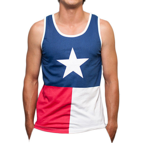 Texas Flag Tank Top in Red, White and Blue   