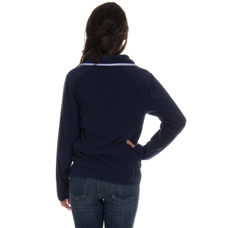 The Blakely Pullover in Navy   - 1