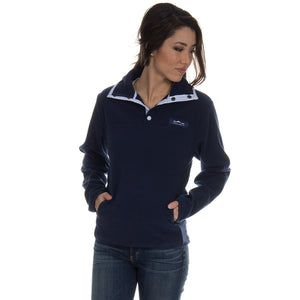 The Blakely Pullover in Navy   - 1