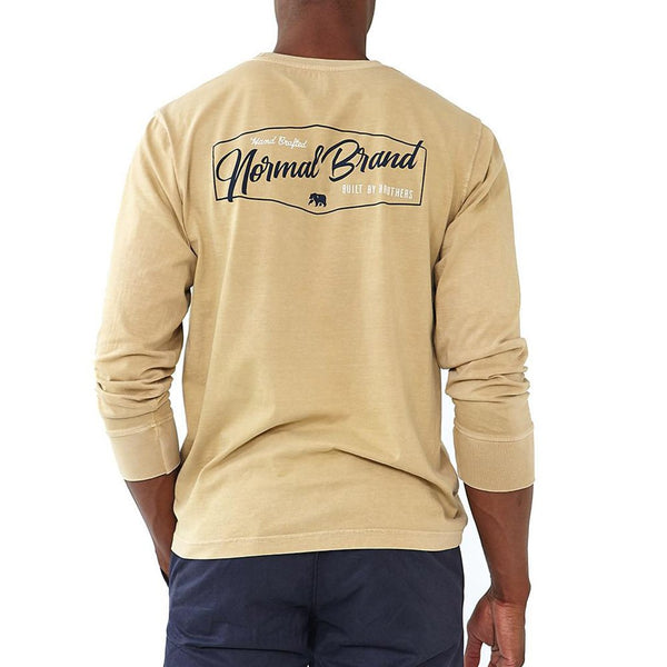 Long Sleeve Industrial T in Dune by The Normal Brand - FINAL SALE