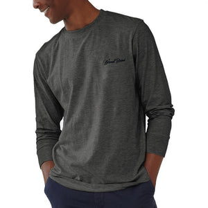 The Normal Brand Long Sleeve Industrial T in Tri Blend Grey