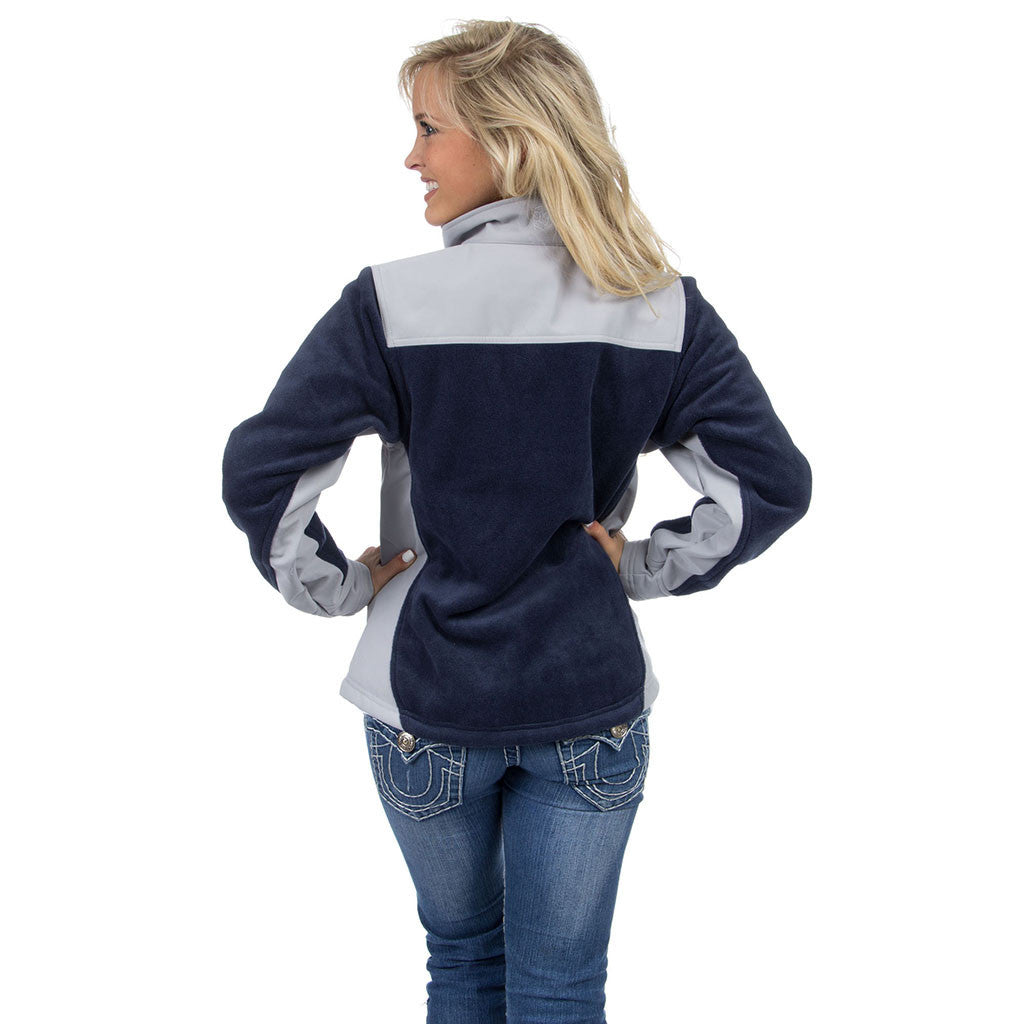 The Palmer Fleece Jacket in Navy   - 2