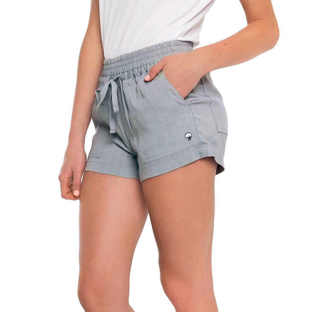 Lightweight Tencel Short in Quarry by The Southern Shirt Co.