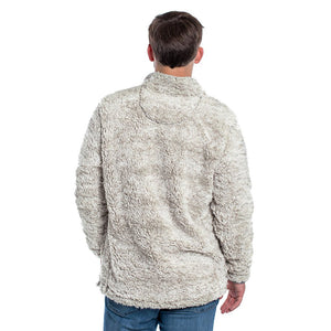 The Southern Shirt Co. PRE-ORDER Heather Sherpa Pullover with Pockets in Mystic 